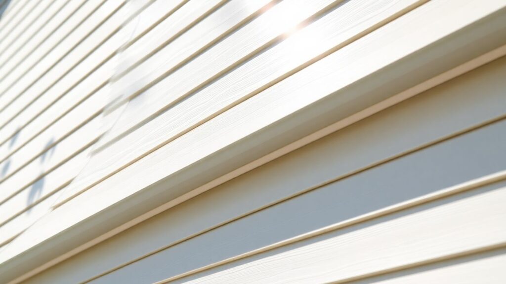 House with new vinyl siding