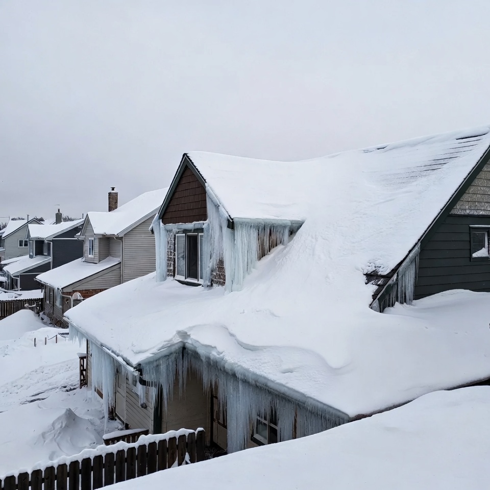 Leading causes of ice damming on roofs