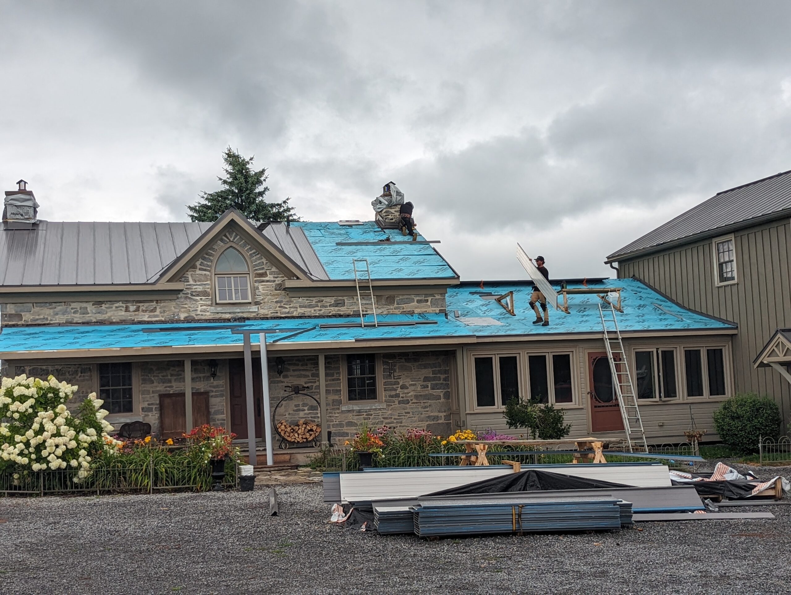 Energy-efficient metal roofing for homes